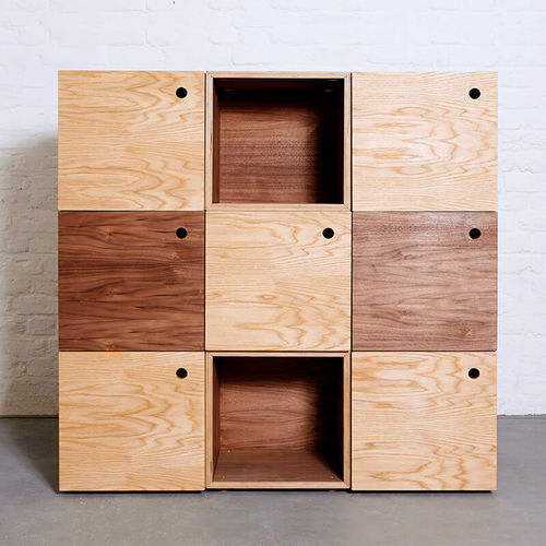 Modular bookcase BOX AND PLANK Duffy London contemporary / commercial / wooden