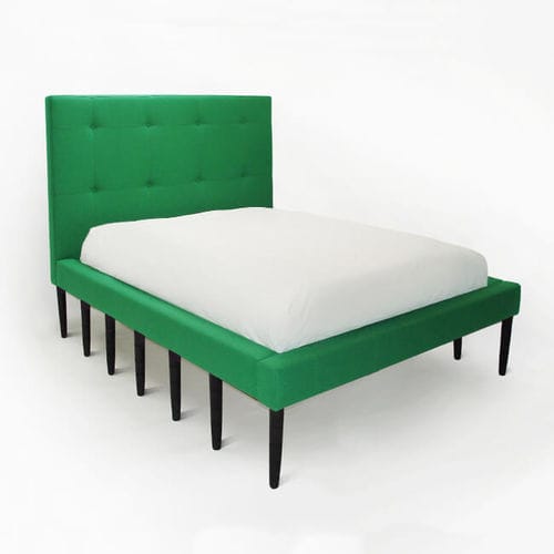 Double bed - MILLI - Duffy London - original design / upholstered / wooden