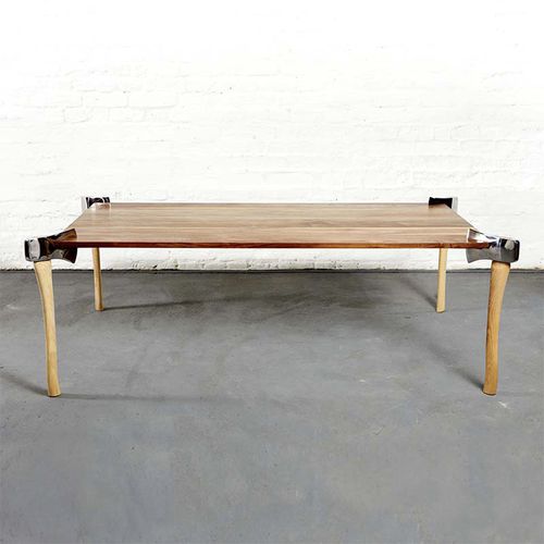 Original design coffee table - WOODSMAN AXE - Duffy London - wooden / rectangular / home