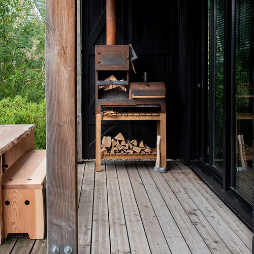 Wood-burning oven - THE OUTDOOROVEN XL - dutchtub - free-standing / outdoor