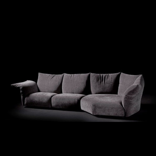 Modular sofa - STANDARD - edra - contemporary / fabric / with armrests