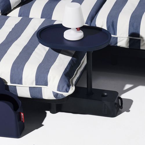 Contemporary side table - BRICK - Fatboy the original - powder-coated steel / galvanised steel / low-density polyethylene (LDPE)