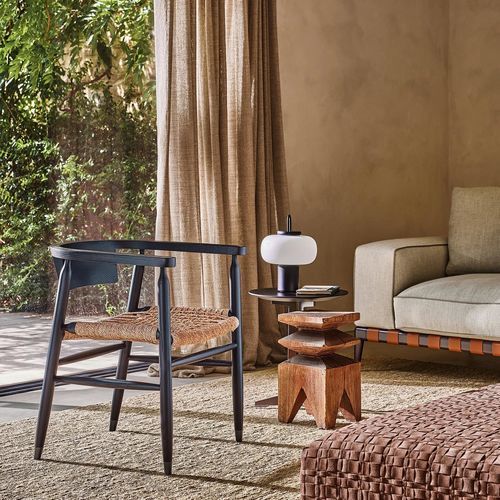 Indoor dining chair - DORIS S.H. - FLEXFORM - wenge / walnut / teak