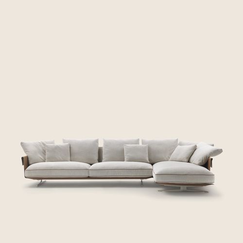 Modular sofa - BRETTON - FLEXFORM - modern / fabric / polyurethane foam