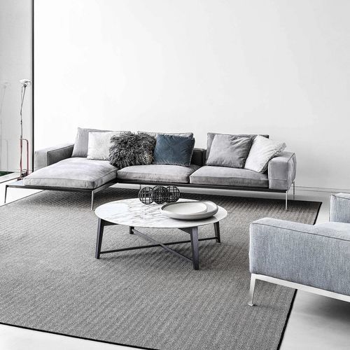 Modular sofa - LIFESTEEL - FLEXFORM - corner / modern / living room