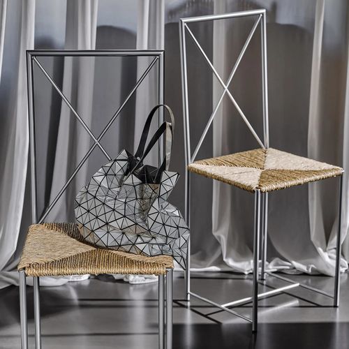 Contemporary chair - MOKA - FLEXFORM - indoor / thermoplastic / aluminum