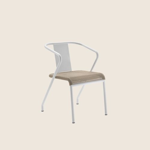 Contemporary dining chair - CALIPSO CORD - FLEXFORM - patio / for balconies / PVC
