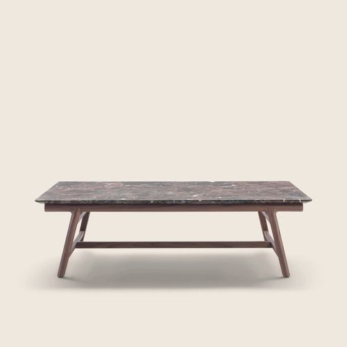 Contemporary coffee table - GIANO - FLEXFORM - walnut / ash / oak