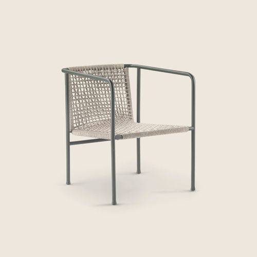 Minimalist design dining chair - OTTAVIA - FLEXFORM - for outdoor use / PVC / thermoplastic