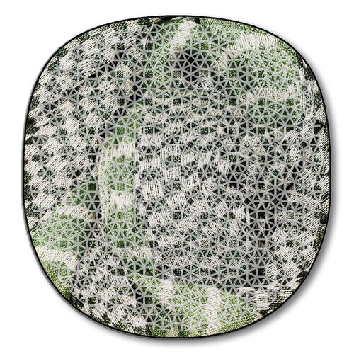 Contemporary rug - ULTRANATIVE 7 - G.T.DESIGN - geometric pattern / plaid / econyl