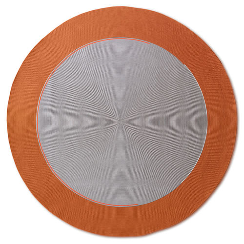 Contemporary rug - Hula Hoop Frame  - G.T.DESIGN - geometric / plain / round