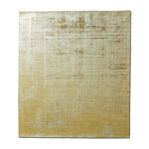 Contemporary rug - Boom Giallo Platino - G.T.DESIGN - plain / bamboo fiber / rectangular