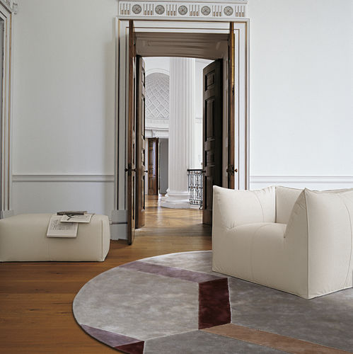 Contemporary rug - Cobblestone - G.T.DESIGN - geometric / Tencel® / rectangular
