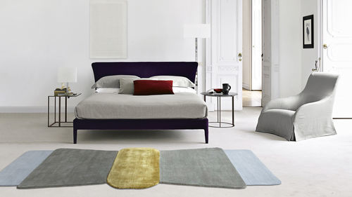 Original design rug - I GEMELLI - G.T.DESIGN - plain / multi-color / Merino wool