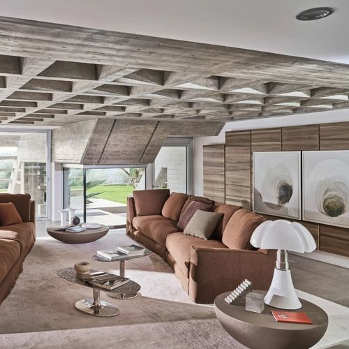 Modular sofa - LOLL - GERVASONI - corner / modern / fabric