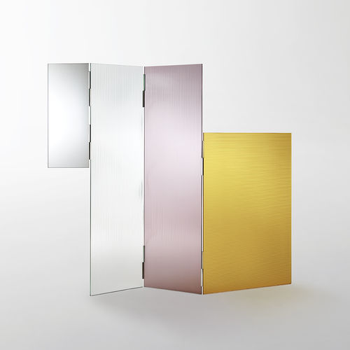 Contemporary screen - RAYURES - GLAS ITALIA - glass / for public building / modular