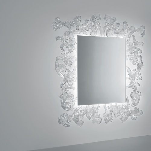 Wallmounted mirror STURM UND DRANG GLAS ITALIA contemporary / rectangular / by Piero Lissoni