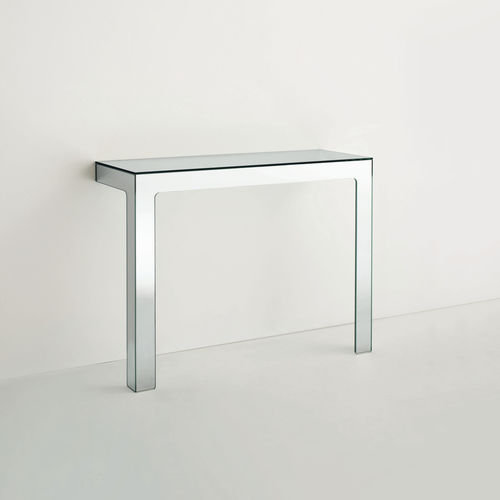 Contemporary sideboard table - MIRROR MIRROR  - GLAS ITALIA - glass / rectangular / home