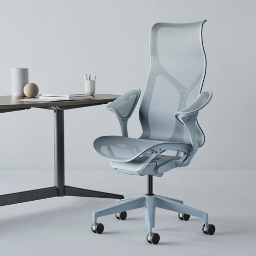 Contemporary office chair - COSM - Herman Miller - indoor / fabric / metal base
