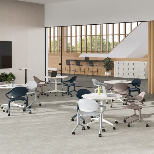 Design chair - NESTING - Herman Miller - indoor / fabric / textile