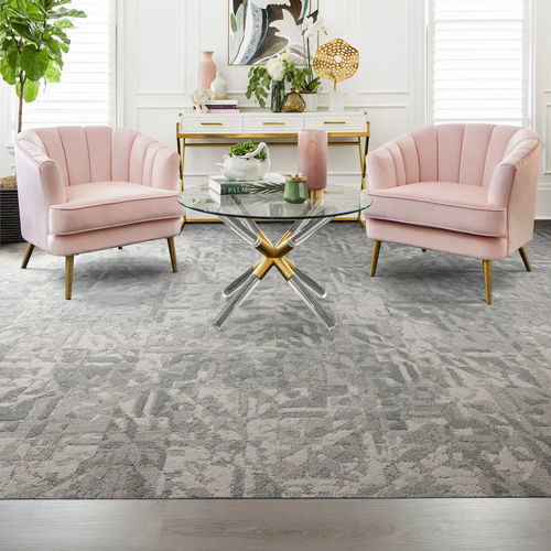 Carpet tile - HEAD OVER HEELS  - Interface - tufted / loop pile / structured