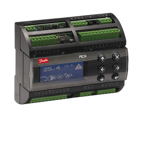 Air conditioning control module - MCX08M2 - DANFOSS - DIN rail / IP / analog