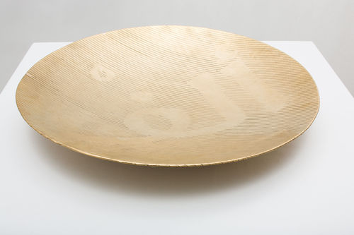 Gold-plated brass fruit basket - SAJE ALEPH - WAW - YA - karen chekerdjian - for domestic use