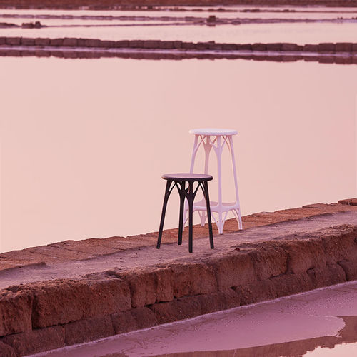 Contemporary stool - A.I - Kartell - polycarbonate / plastic base / by Philippe Starck