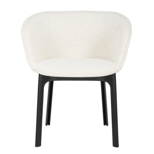 Contemporary dining chair - CHARLA - Kartell - outdoor / indoor / fabric