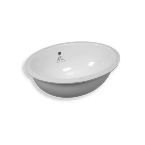 Undercounter washbasin - LB 7220 - LEFROY BROOKS - ceramic / oval / without hole