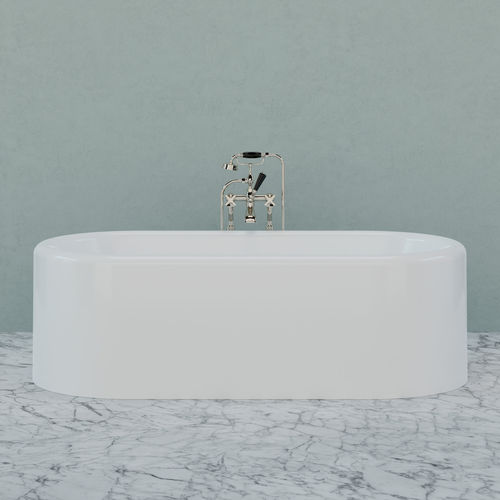 Oval bathtub - LB 8642 - LEFROY BROOKS - free-standing / composite / contemporary
