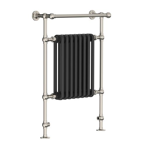 Hot water towel radiator - BK 3202 - LEFROY BROOKS - electric / traditional / stainless steel