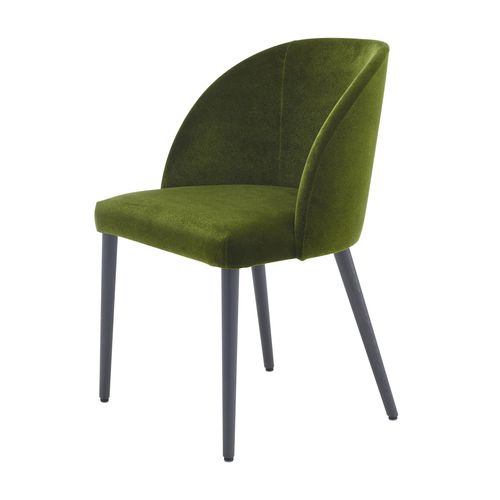 Contemporary chair - CIMBO - Ligne Roset - indoor / leather / fabric