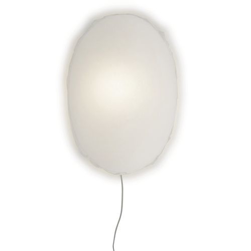 Contemporary wall light - AWABI - Ligne Roset - indoor / Japanese paper / oval