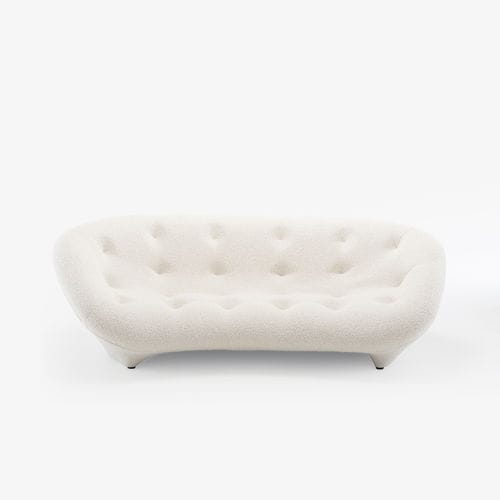 Contemporary sofa - PLOUM  - Ligne Roset - fabric / with removable cover / with armrests