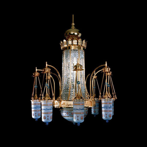 Traditional chandelier - MEDINA OLD MOSQUE 41201-20 - J. & L. LOBMEYR - crystal / brass / incandescent