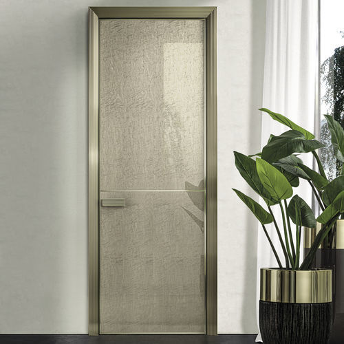 Swing door - IANUS  - LONGHI S.p.a. - interior / glass / aluminum