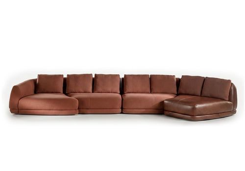 Contemporary sofa - Blake - LONGHI S.p.a. - polyurethane foam / feather / PVC