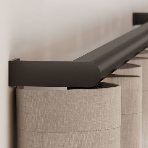 Electric curtain track - PALLADIOM DRAPERY - LUTRON ELECTRONICS - motorized / wall-mounted / for drapes