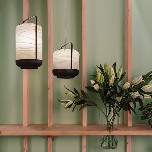 Pendant lamp - CHOU - Lzf-Lamps - wooden / contemporary / wireless