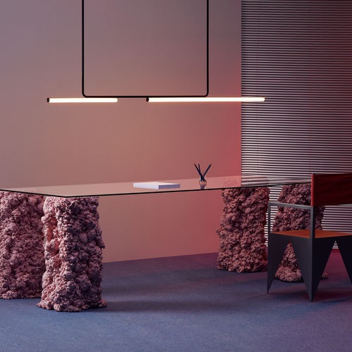 Pendant lamp - AMBROSIA - Marset Iluminacion - anodized aluminum / methacrylate / contemporary