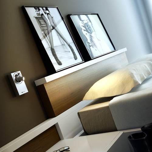 Contemporary wall light - LEDCOMPASS - Marset Iluminacion - indoor / aluminum / round
