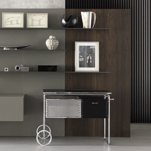 Home service trolley - AR1 - MisuraEmme SpA - maple / steel / melamine