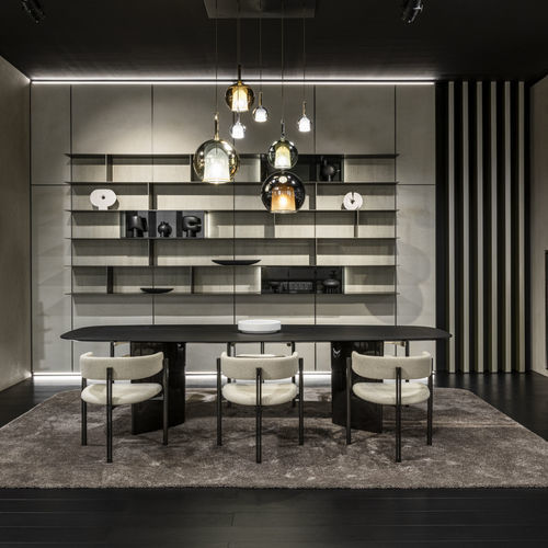 Contemporary chair - MONTERREY - MisuraEmme SpA - indoor / fabric / leather
