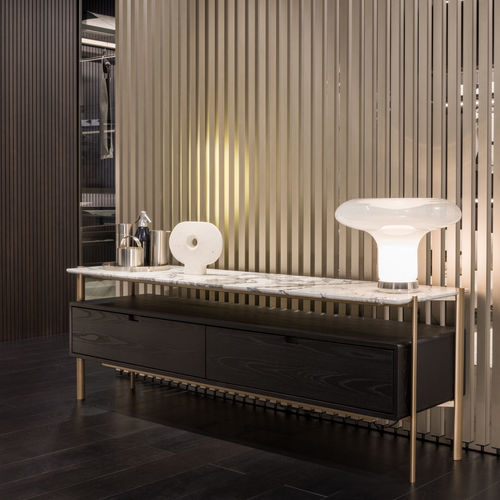 High sideboard - EROS - MisuraEmme SpA - contemporary / metal / bronze