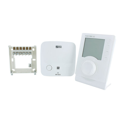Electronic thermostat - TYBOX 147 - DELTA DORE - programmable / for heating / wall-mounted