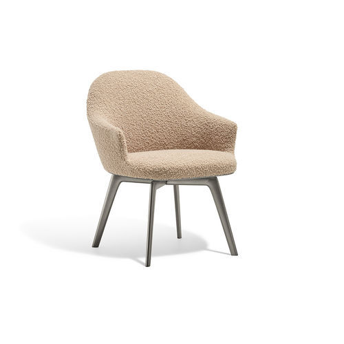Contemporary armchair - ATELIA - Molteni&C - fabric / upholstered / sustainable