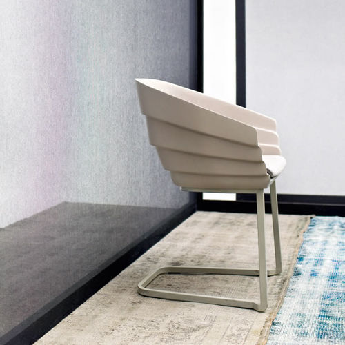 Contemporary chair - RIFT - MOROSO - indoor / polyurethane / steel