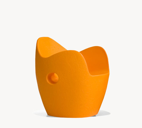 Contemporary armchair - O-NEST - MOROSO - polyethylene / polyethylene / waterproof
