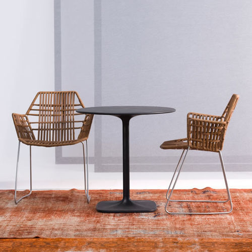 Contemporary table - SUPERNATURAL - MOROSO - polypropylene / steel base / polypropylene base